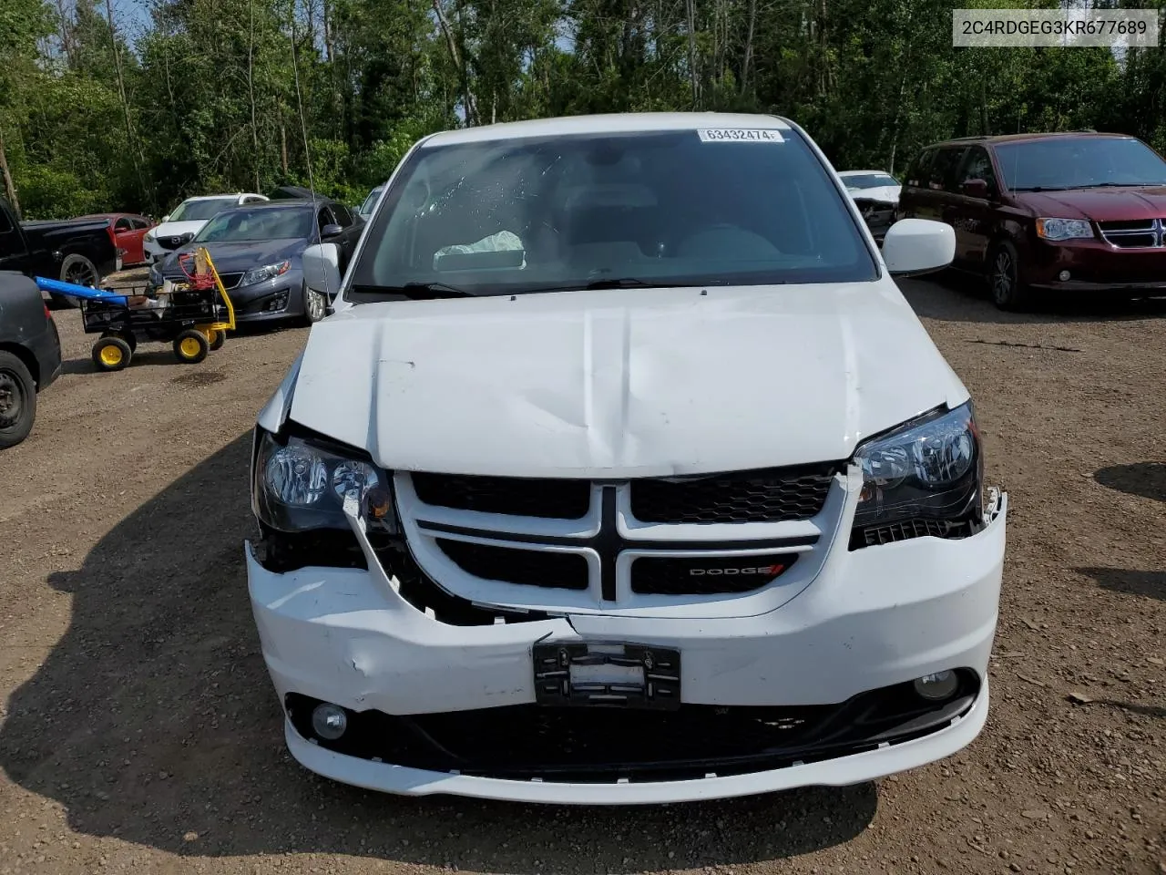 2C4RDGEG3KR677689 2019 Dodge Grand Caravan Gt