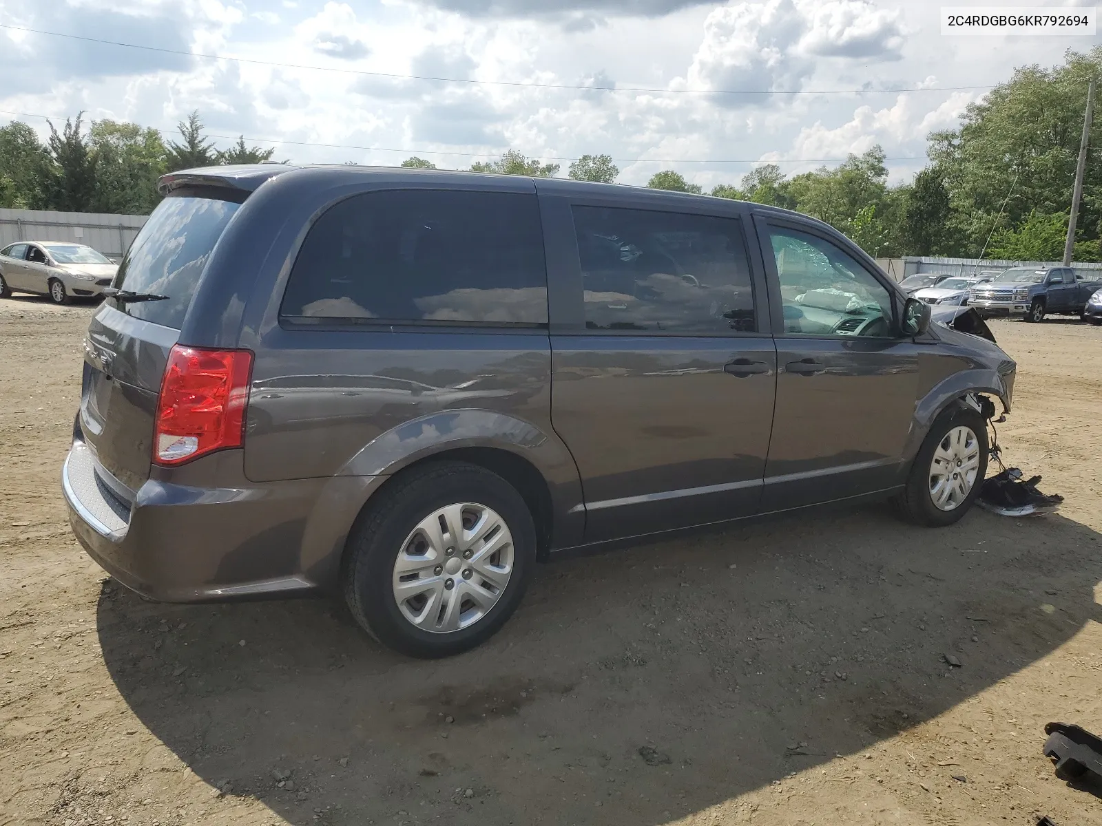 2019 Dodge Grand Caravan Se VIN: 2C4RDGBG6KR792694 Lot: 64405364