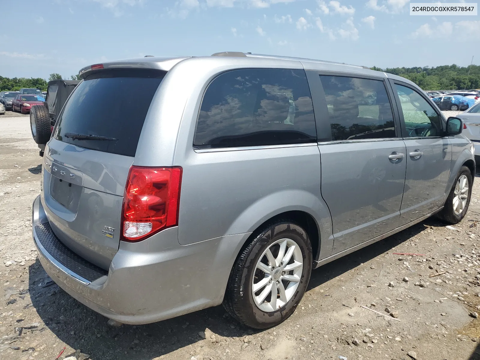 2C4RDGCGXKR578547 2019 Dodge Grand Caravan Sxt