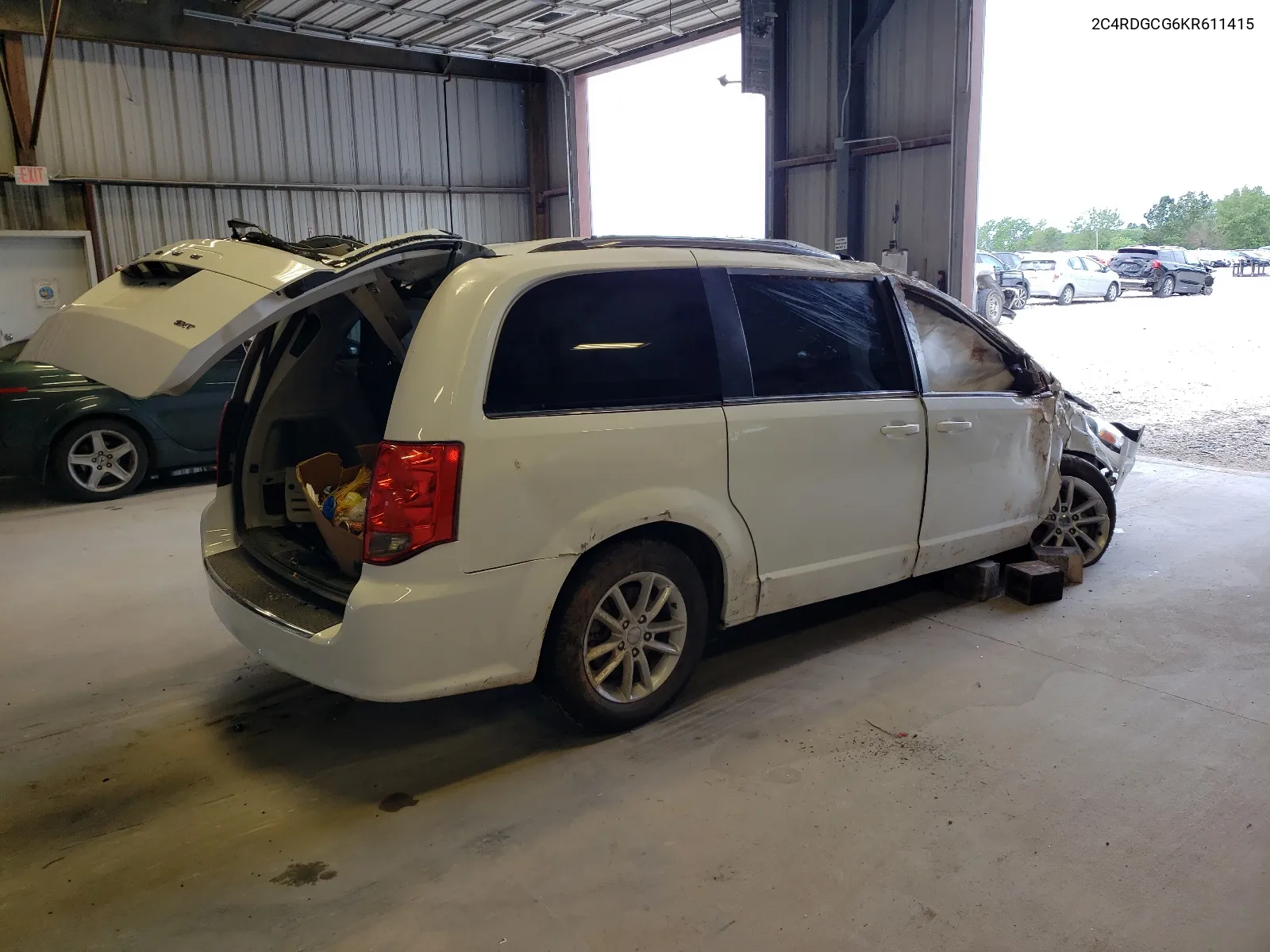 2019 Dodge Grand Caravan Sxt VIN: 2C4RDGCG6KR611415 Lot: 65150584