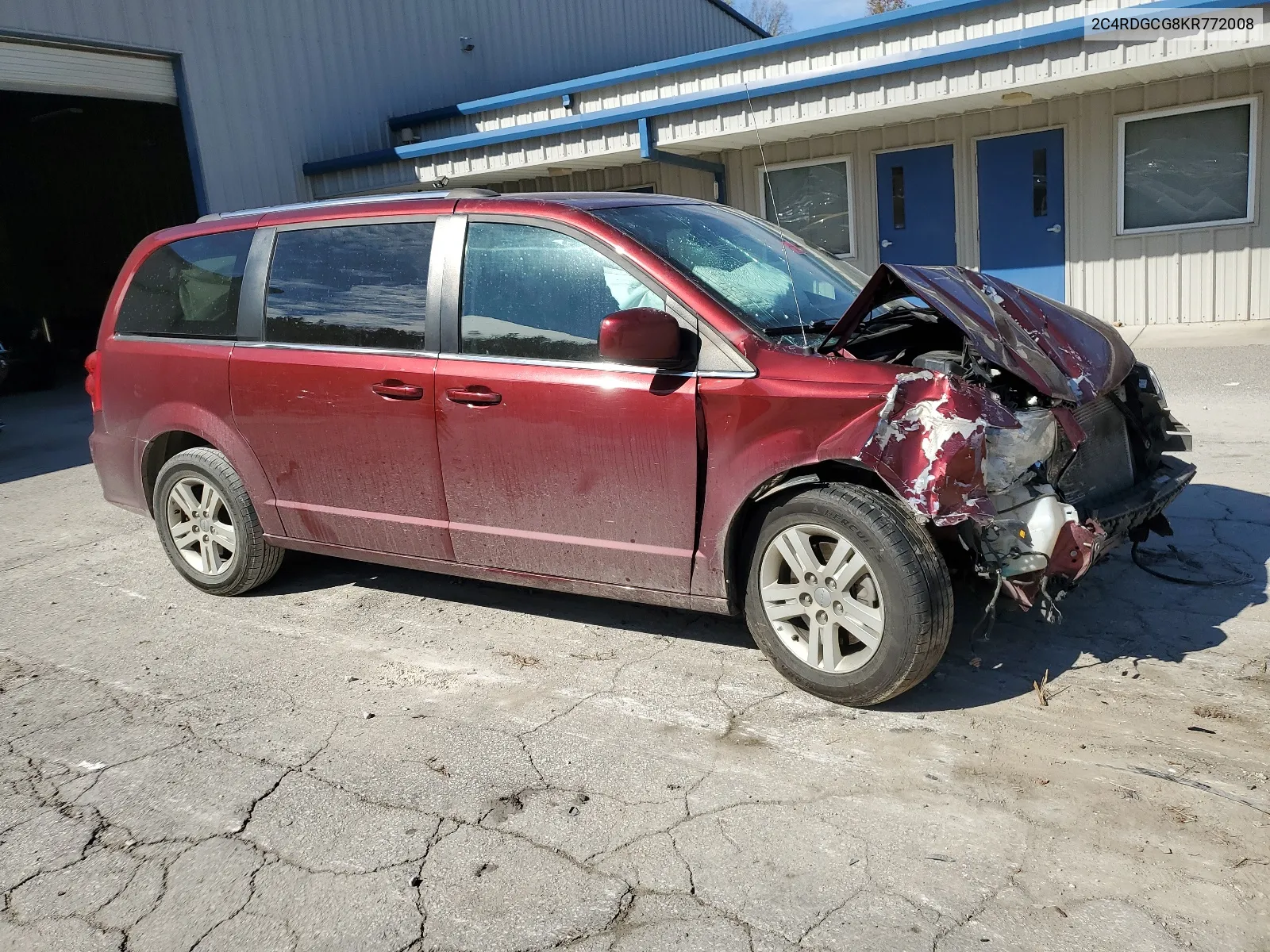 2C4RDGCG8KR772008 2019 Dodge Grand Caravan Sxt