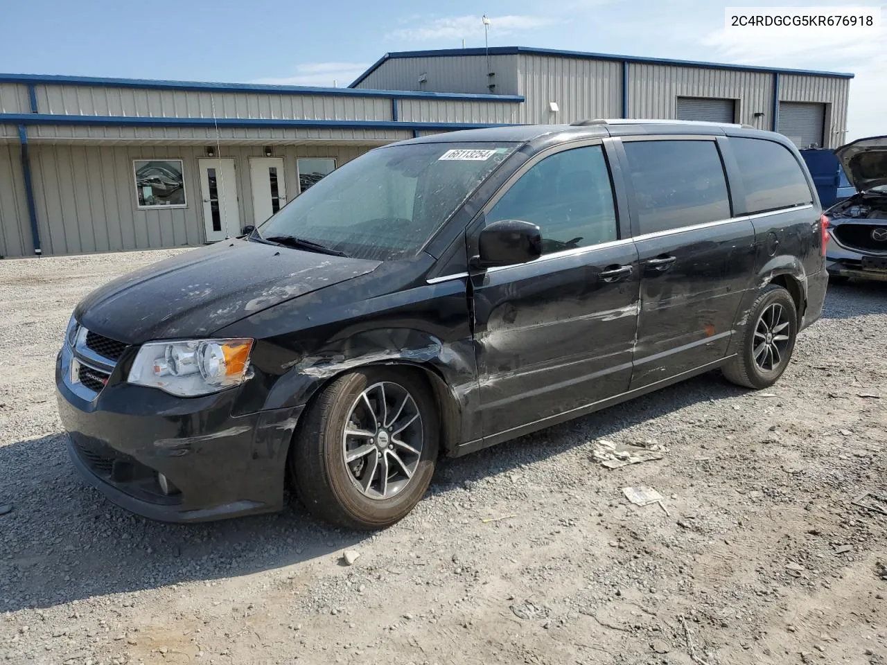 2019 Dodge Grand Caravan Sxt VIN: 2C4RDGCG5KR676918 Lot: 66113254