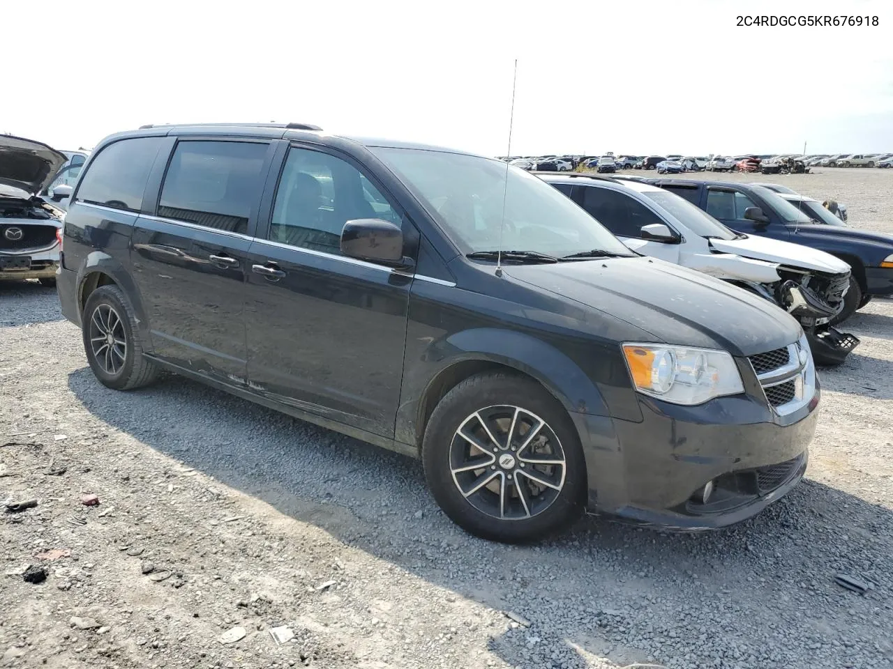 2019 Dodge Grand Caravan Sxt VIN: 2C4RDGCG5KR676918 Lot: 66113254