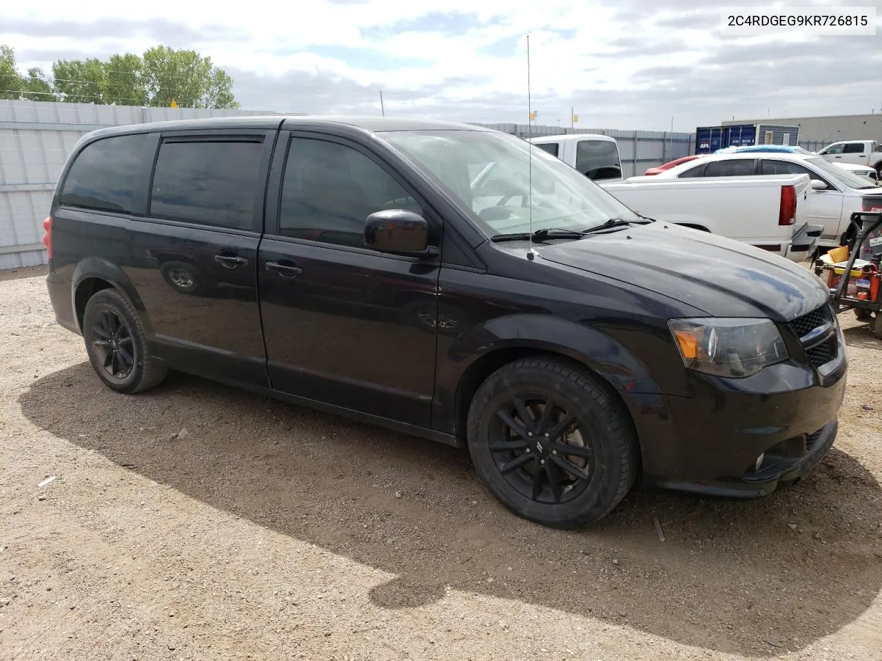 2019 Dodge Grand Caravan Gt VIN: 2C4RDGEG9KR726815 Lot: 66203754