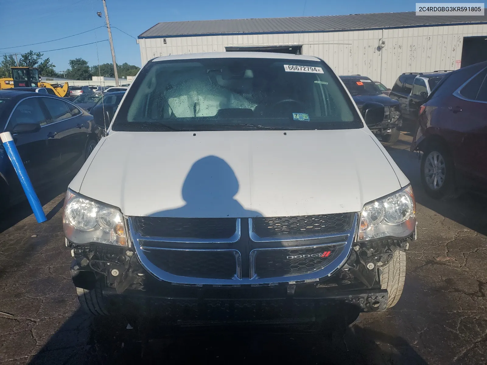 2C4RDGBG3KR591805 2019 Dodge Grand Caravan Se