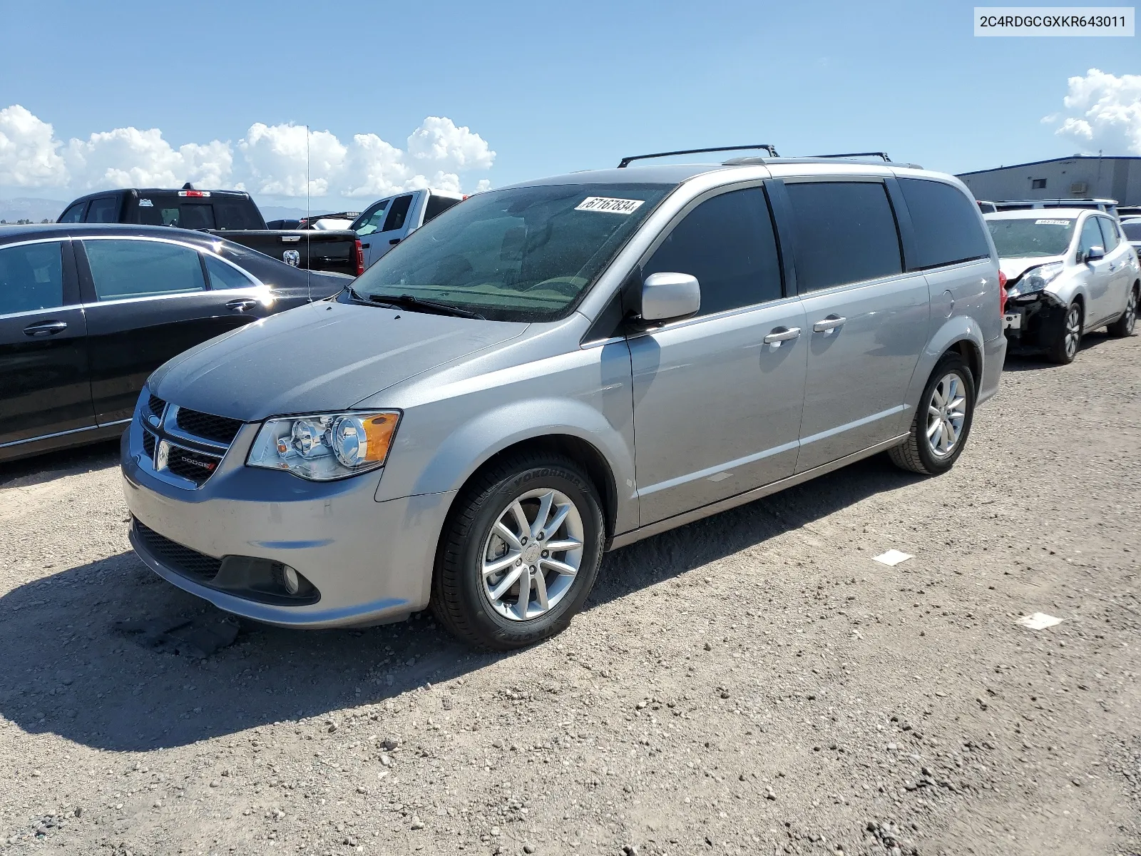 2019 Dodge Grand Caravan Sxt VIN: 2C4RDGCGXKR643011 Lot: 67167834