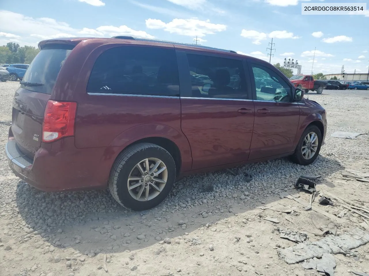 2C4RDGCG8KR563514 2019 Dodge Grand Caravan Sxt