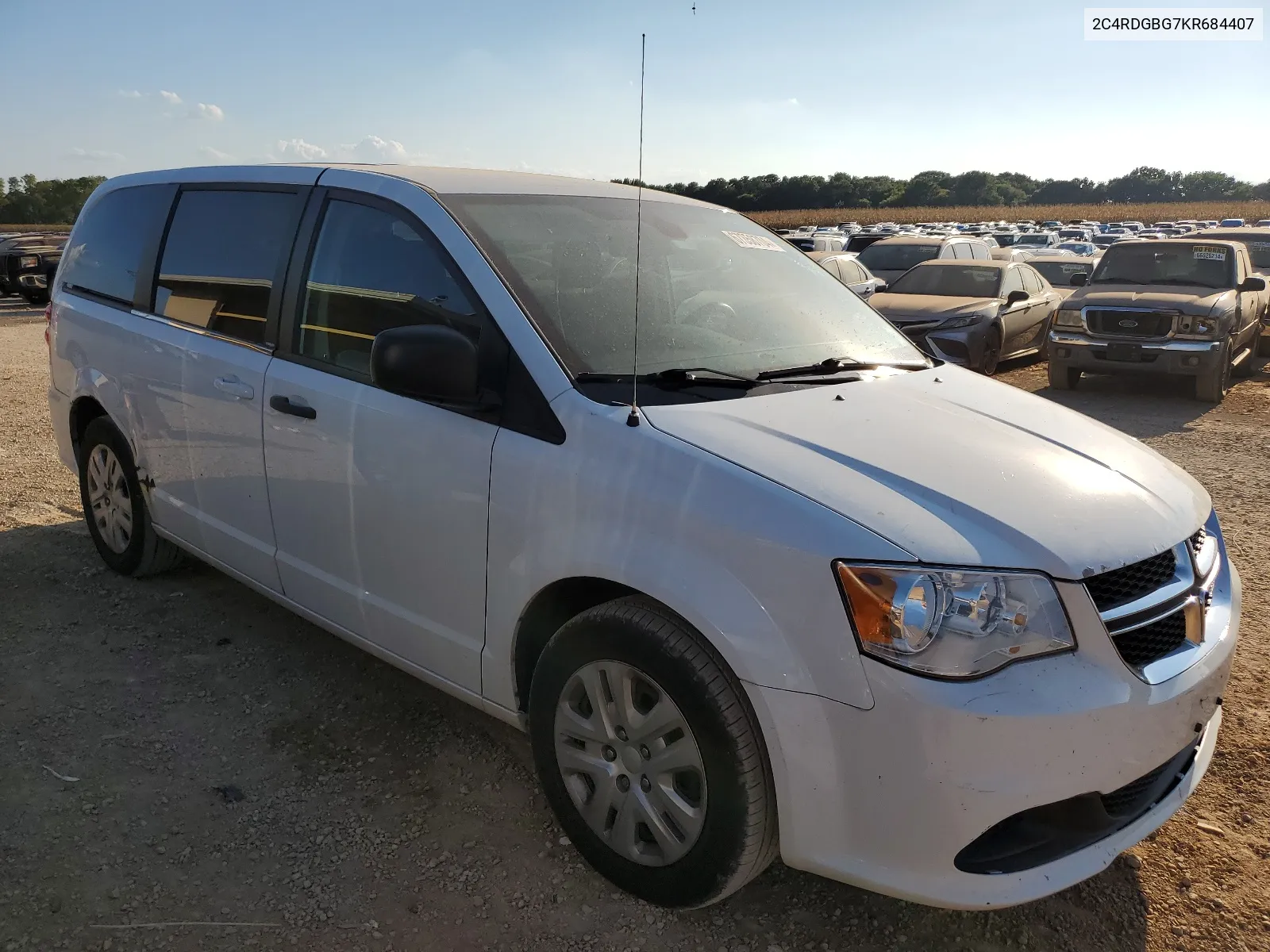 2019 Dodge Grand Caravan Se VIN: 2C4RDGBG7KR684407 Lot: 67358704