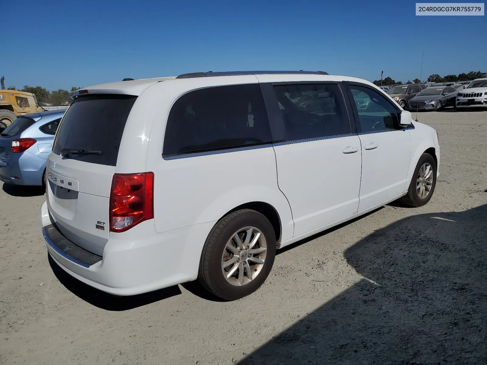 2019 Dodge Grand Caravan Sxt VIN: 2C4RDGCG7KR755779 Lot: 67509464