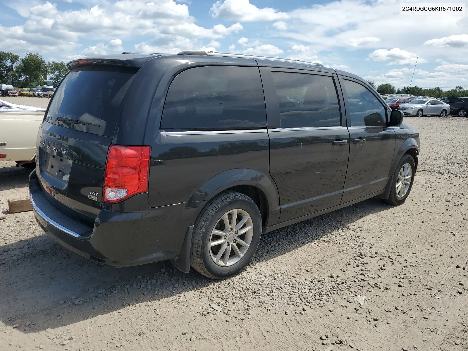 2019 Dodge Grand Caravan Sxt VIN: 2C4RDGCG6KR671002 Lot: 67521154