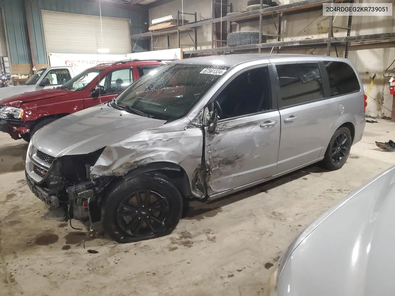 2C4RDGEG2KR739051 2019 Dodge Grand Caravan Gt