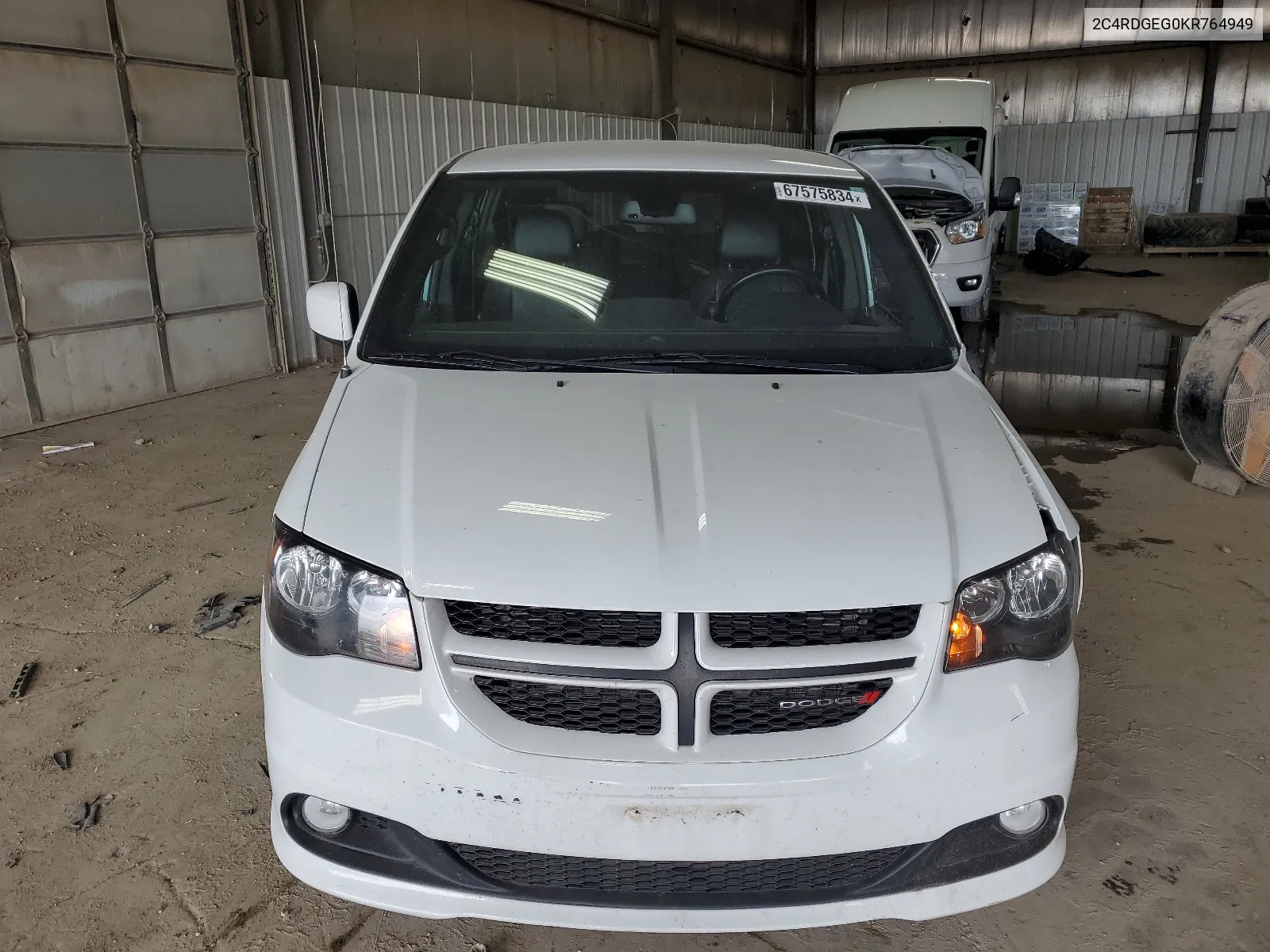 2019 Dodge Grand Caravan Gt VIN: 2C4RDGEG0KR764949 Lot: 67575834