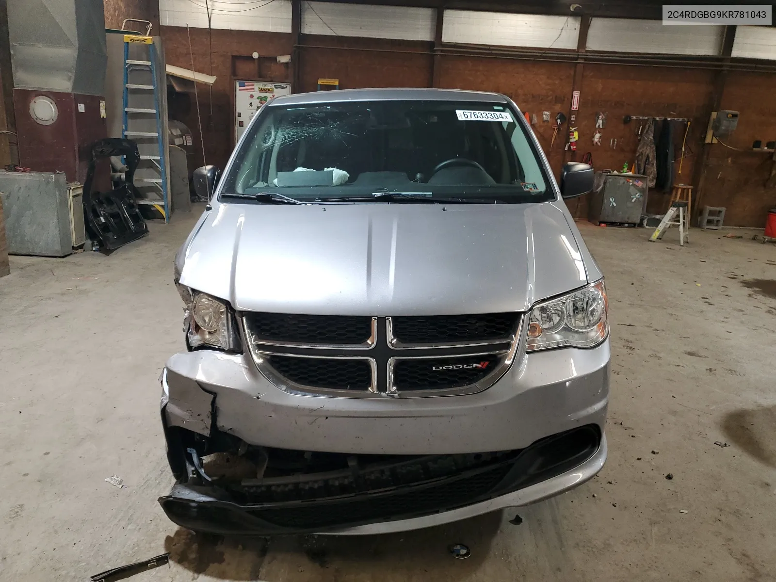 2019 Dodge Grand Caravan Se VIN: 2C4RDGBG9KR781043 Lot: 67633304