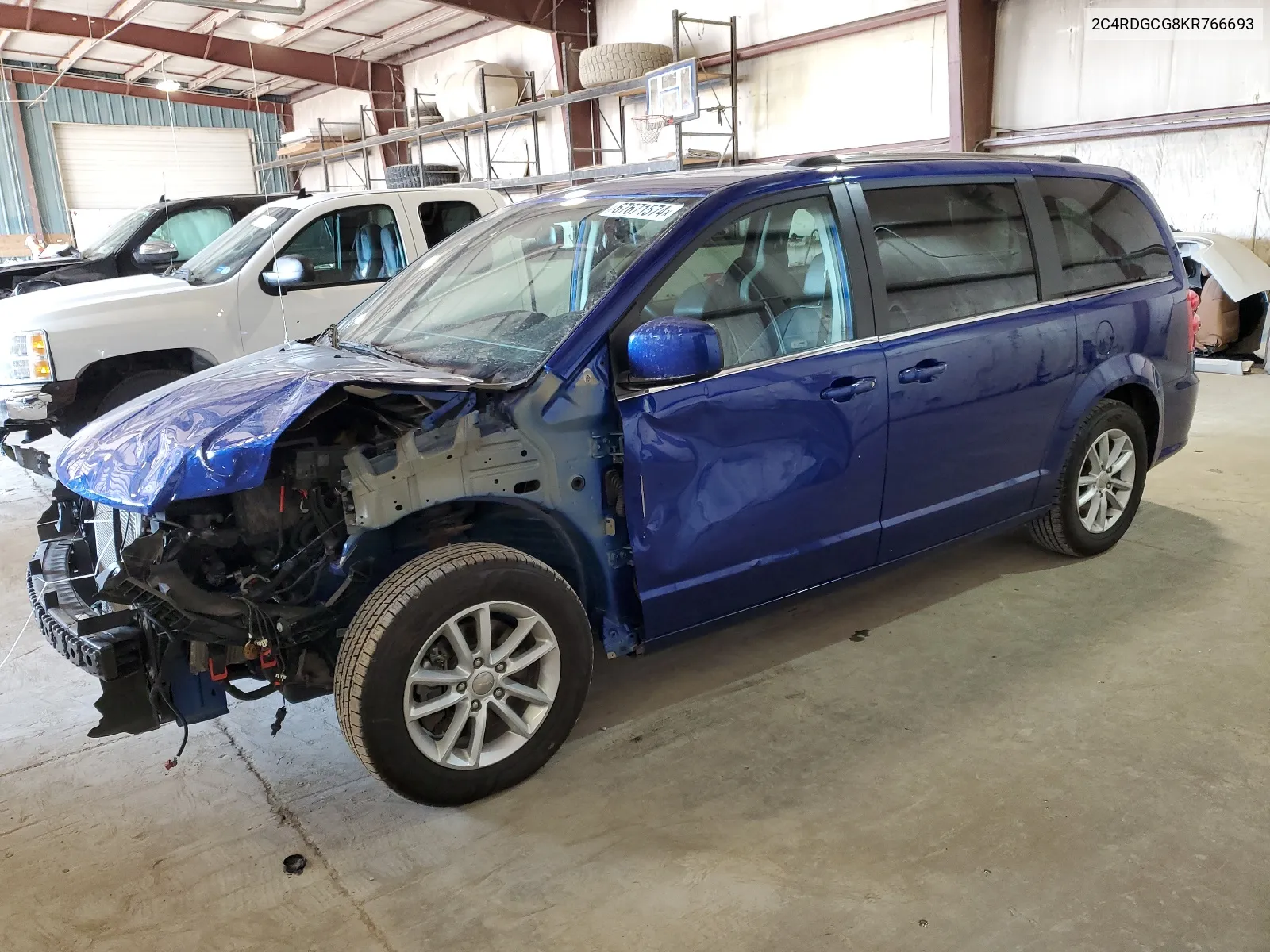 2C4RDGCG8KR766693 2019 Dodge Grand Caravan Sxt