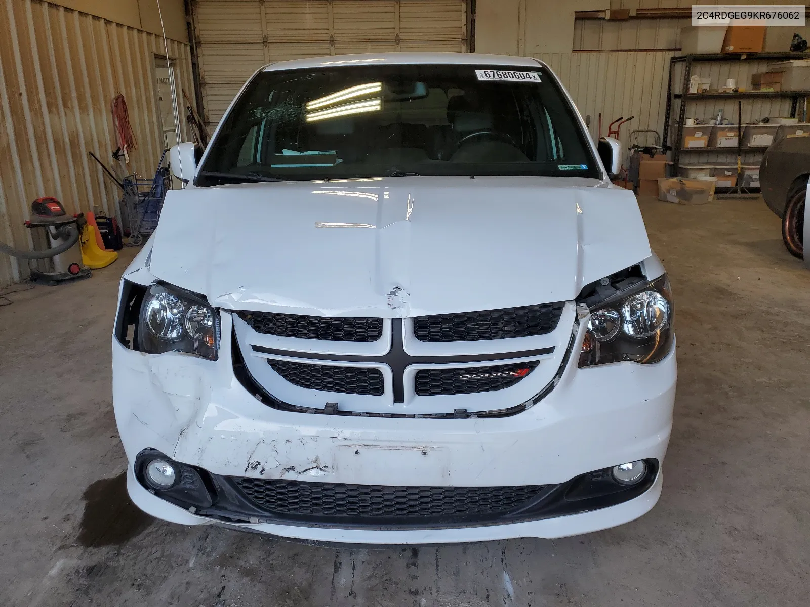 2019 Dodge Grand Caravan Gt VIN: 2C4RDGEG9KR676062 Lot: 67680604