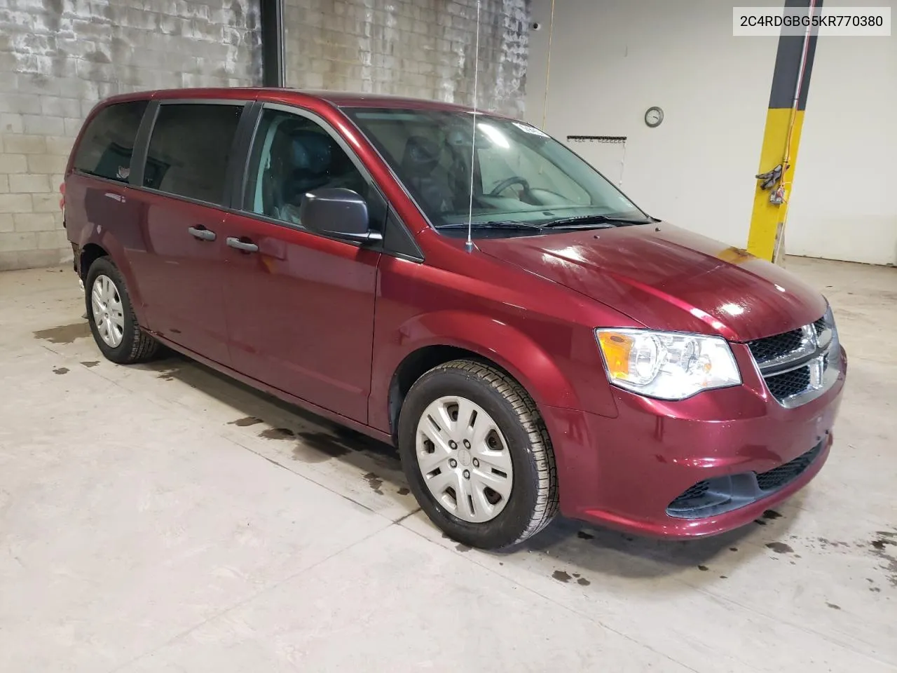 2019 Dodge Grand Caravan Se VIN: 2C4RDGBG5KR770380 Lot: 67872974