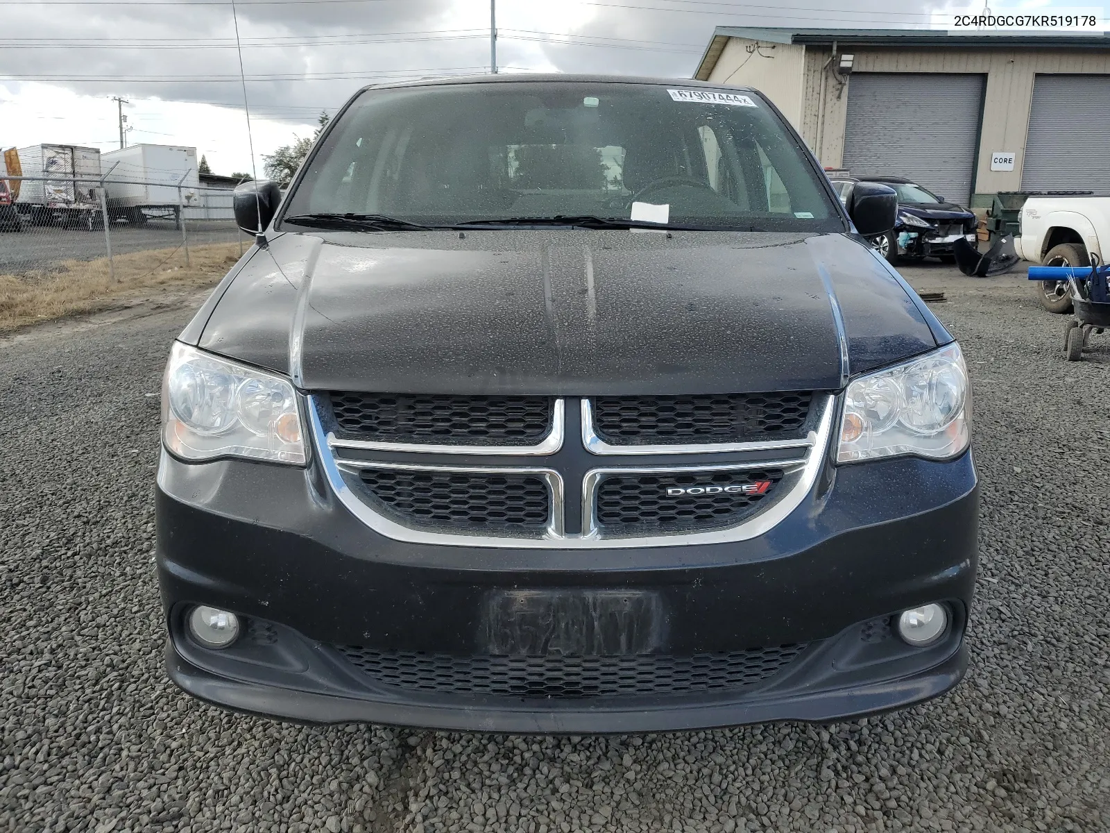 2019 Dodge Grand Caravan Sxt VIN: 2C4RDGCG7KR519178 Lot: 67907444