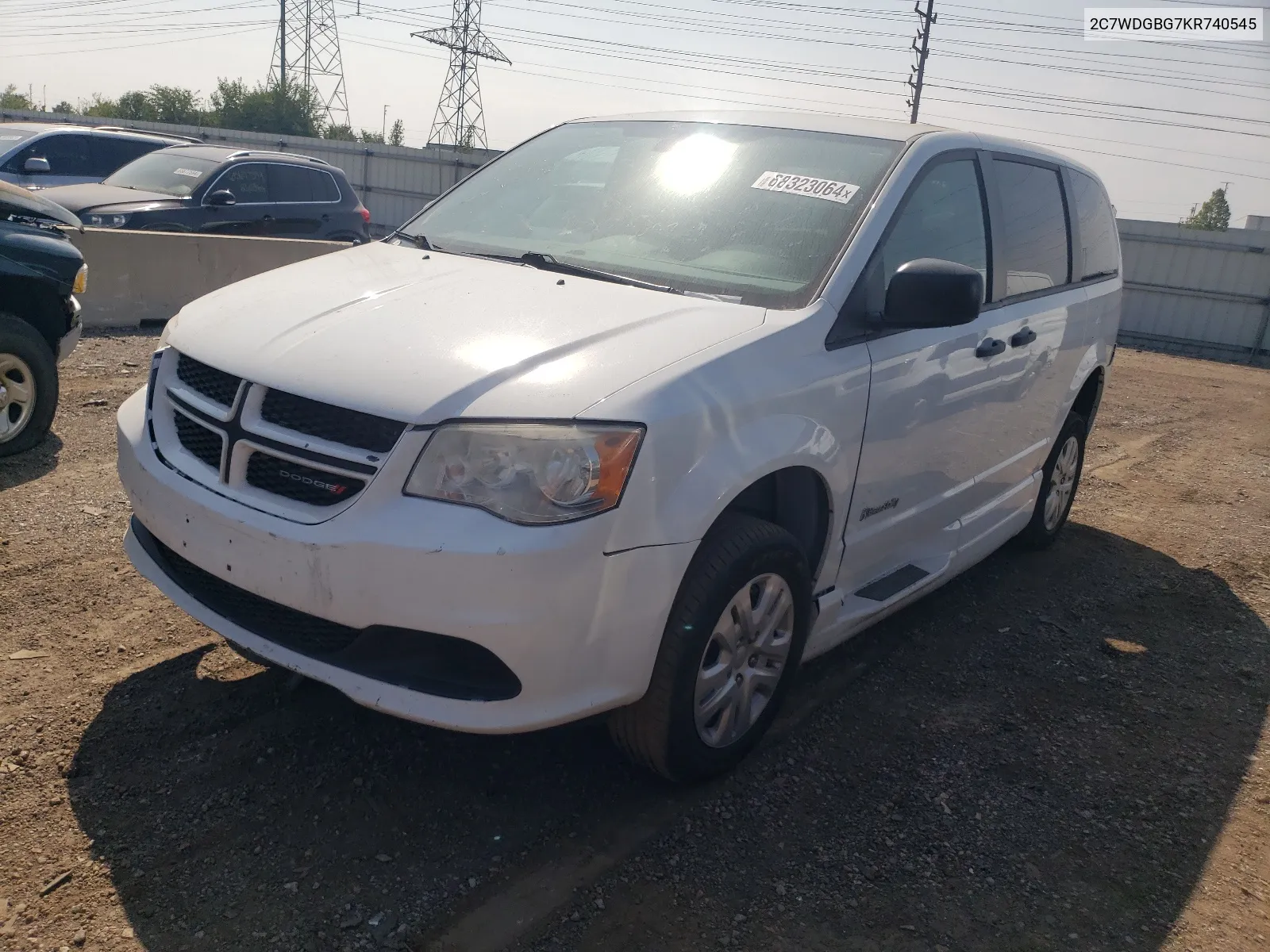 2019 Dodge Grand Caravan Se VIN: 2C7WDGBG7KR740545 Lot: 68323064