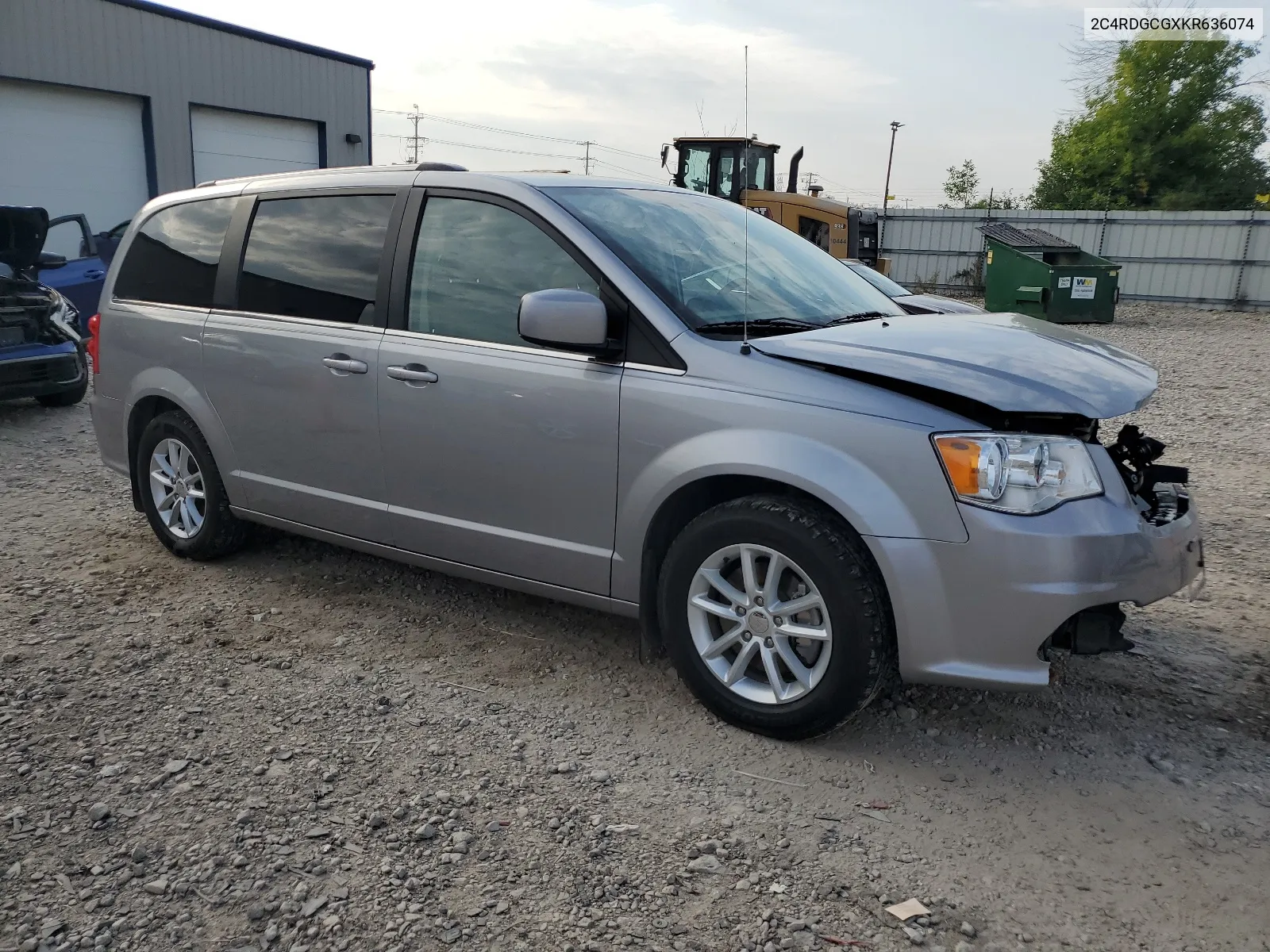 2019 Dodge Grand Caravan Sxt VIN: 2C4RDGCGXKR636074 Lot: 68570934