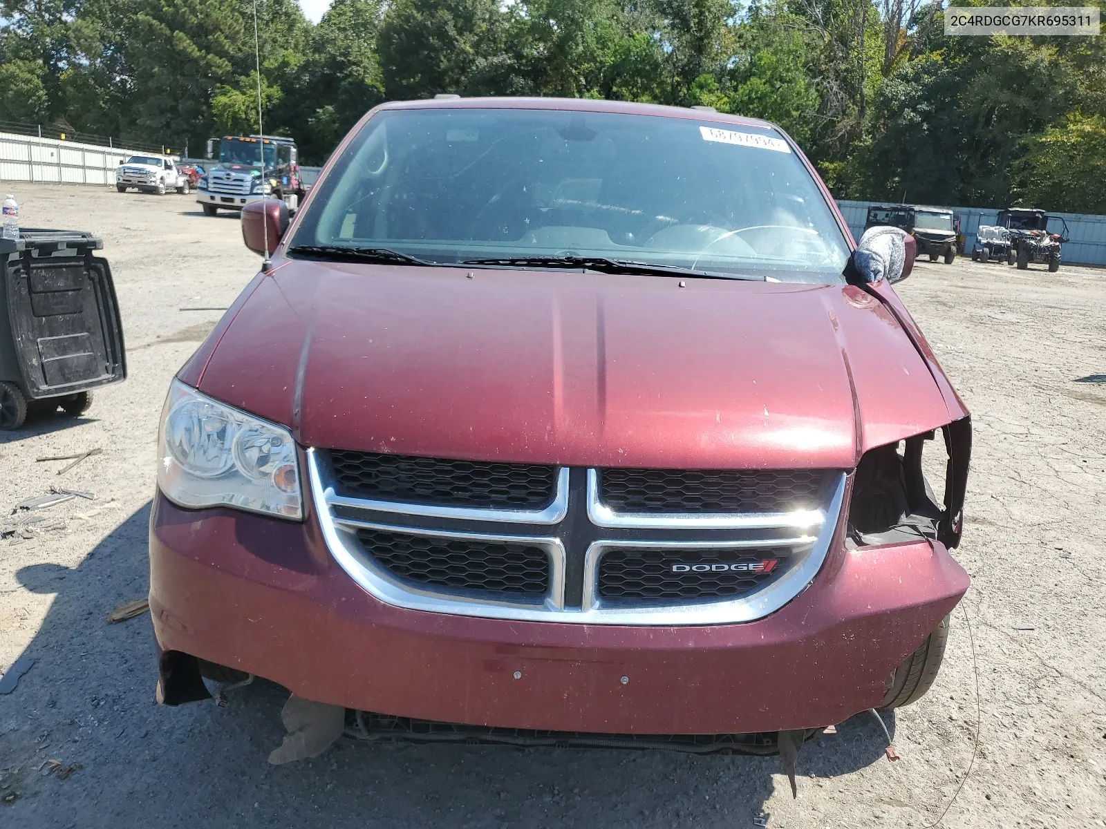 2C4RDGCG7KR695311 2019 Dodge Grand Caravan Sxt