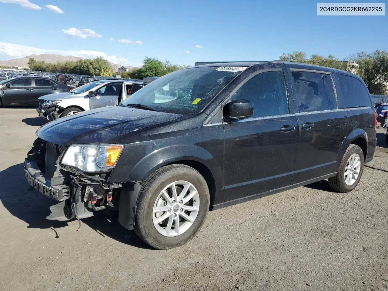 2019 Dodge Grand Caravan Sxt VIN: 2C4RDGCG2KR662295 Lot: 68858844