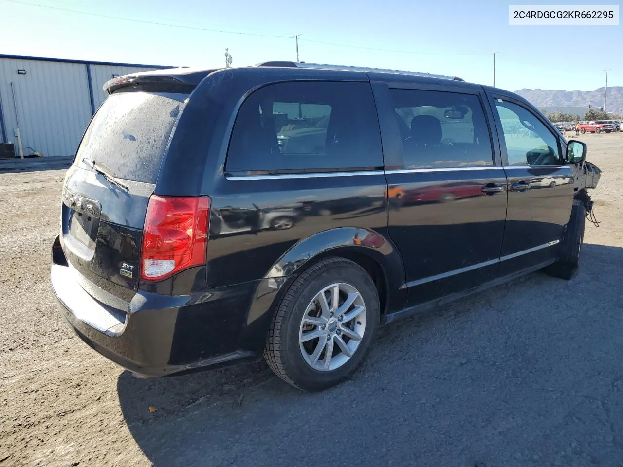 2019 Dodge Grand Caravan Sxt VIN: 2C4RDGCG2KR662295 Lot: 68858844