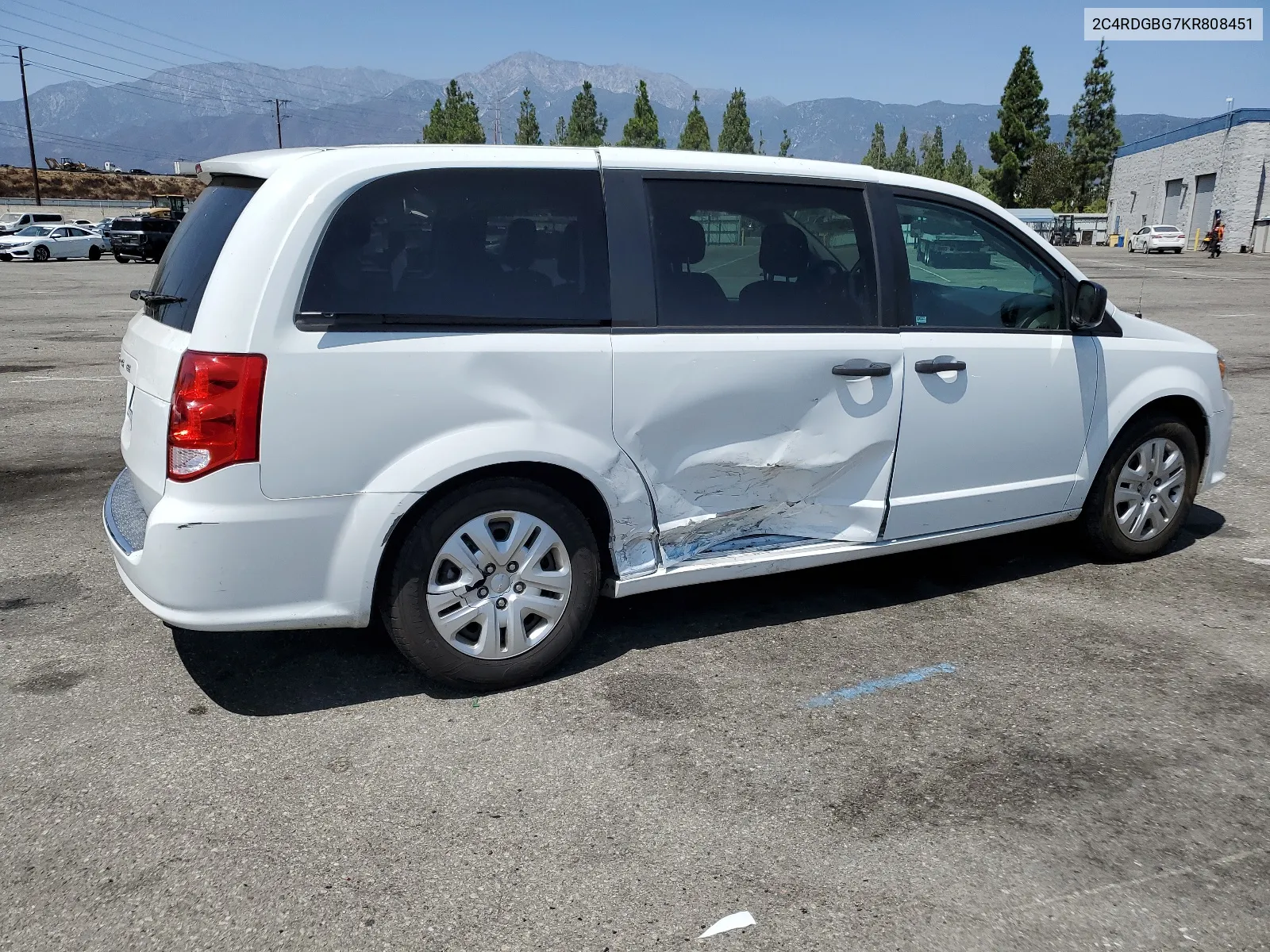 2C4RDGBG7KR808451 2019 Dodge Grand Caravan Se