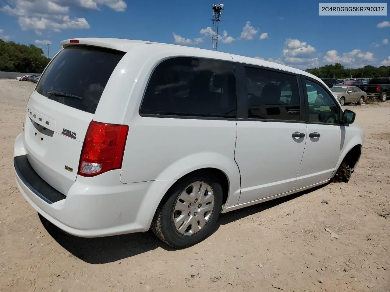 2C4RDGBG5KR790337 2019 Dodge Grand Caravan Se