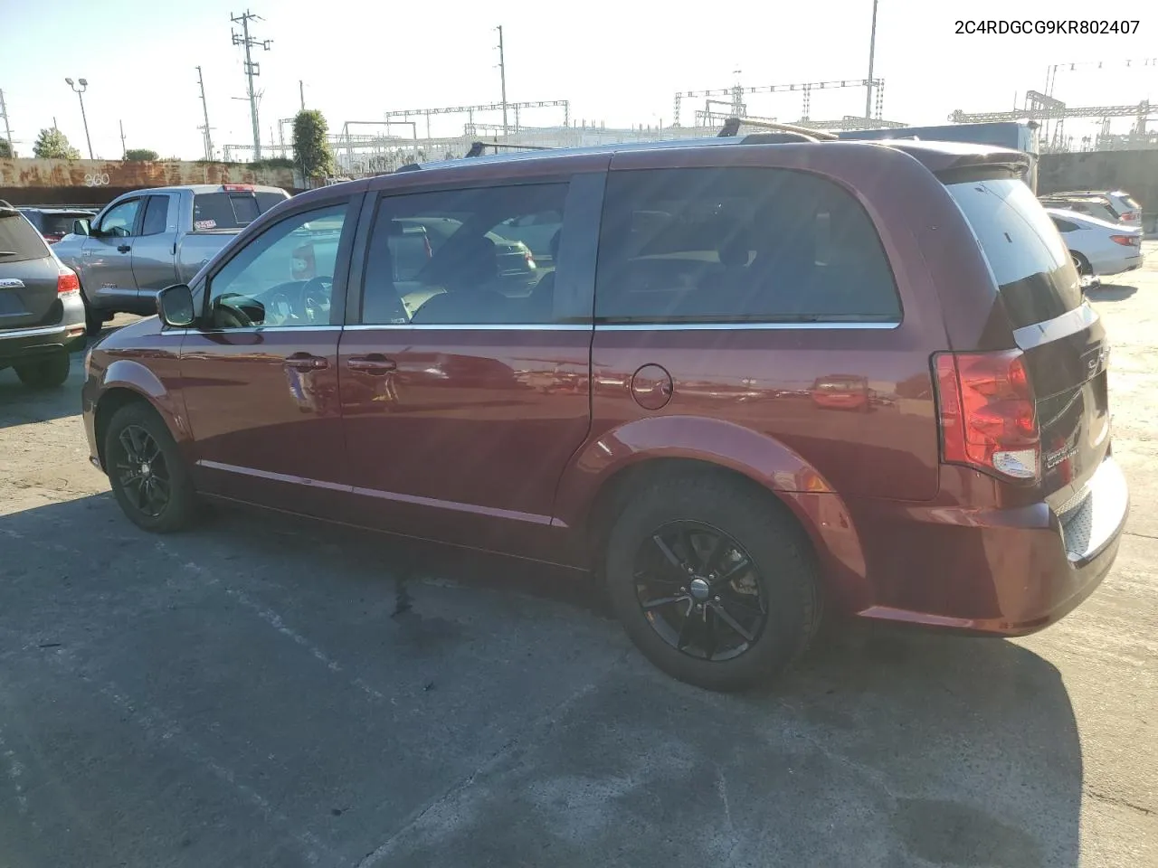 2C4RDGCG9KR802407 2019 Dodge Grand Caravan Sxt