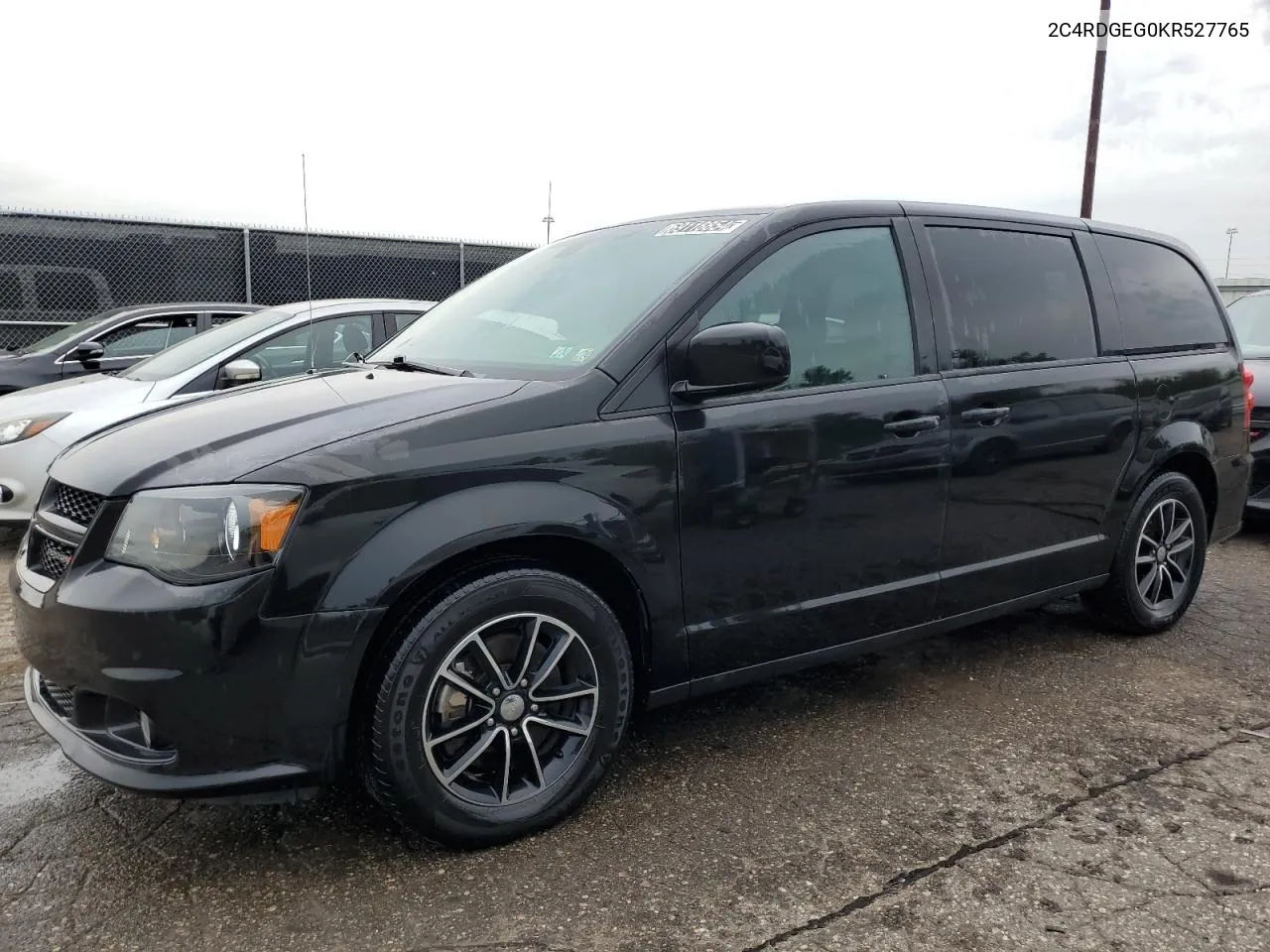 2019 Dodge Grand Caravan Gt VIN: 2C4RDGEG0KR527765 Lot: 69118854