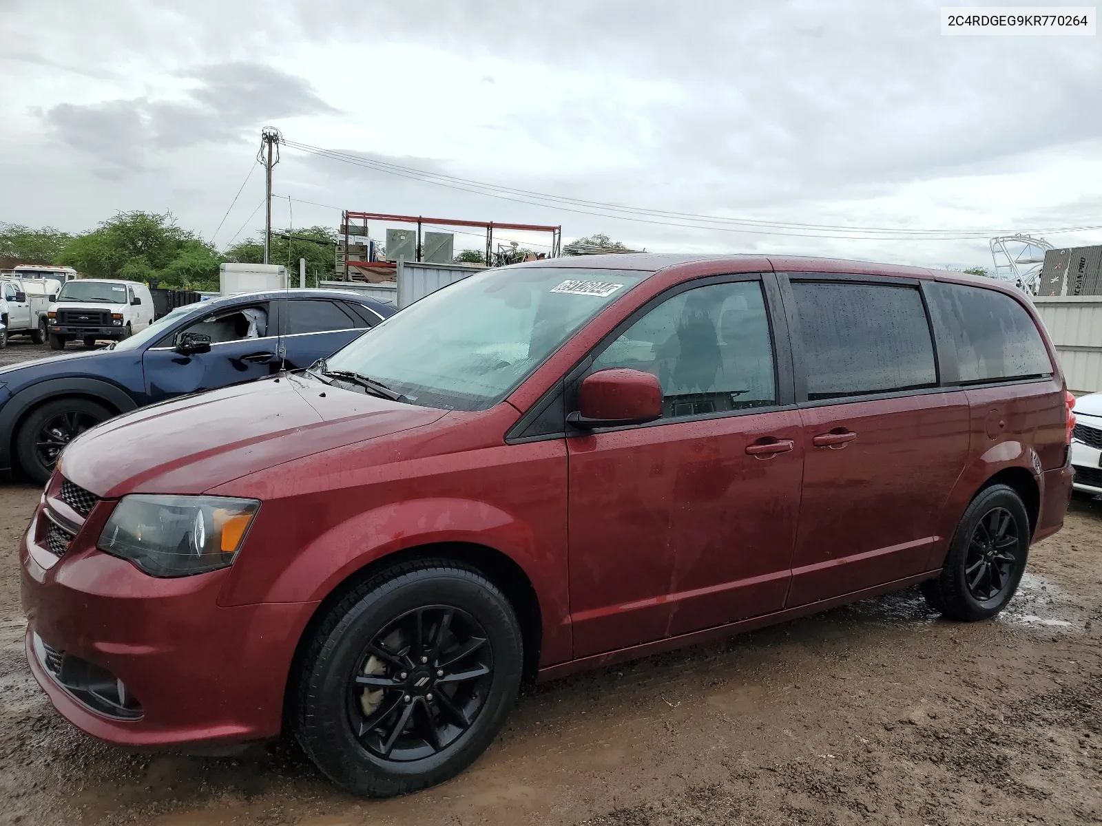 2019 Dodge Grand Caravan Gt VIN: 2C4RDGEG9KR770264 Lot: 69126044