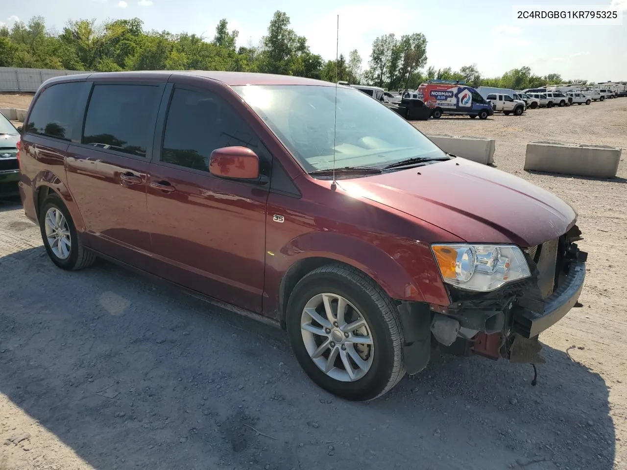 2019 Dodge Grand Caravan Se VIN: 2C4RDGBG1KR795325 Lot: 69143304