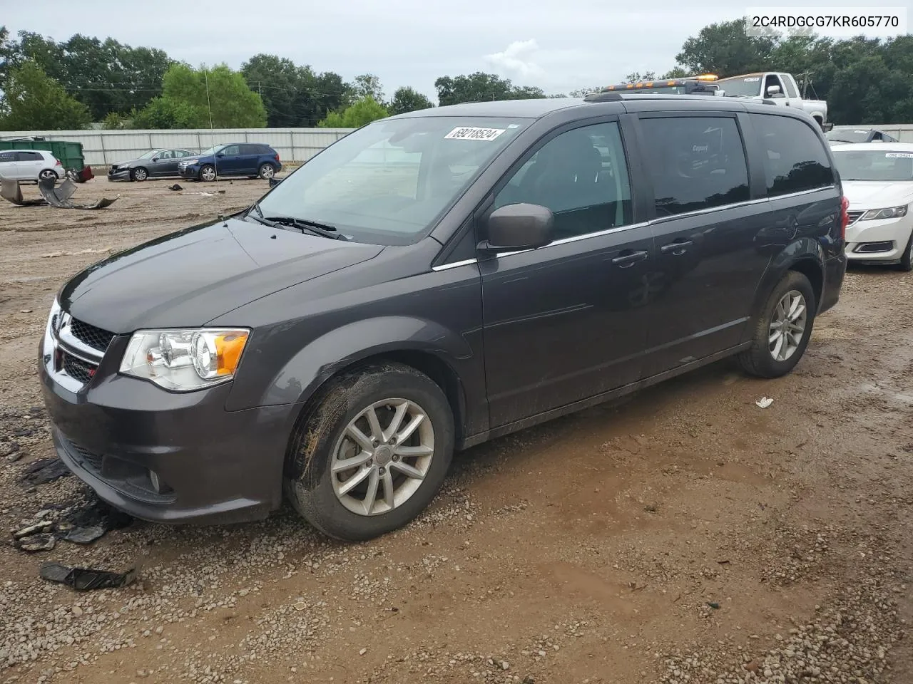 2019 Dodge Grand Caravan Sxt VIN: 2C4RDGCG7KR605770 Lot: 69218524