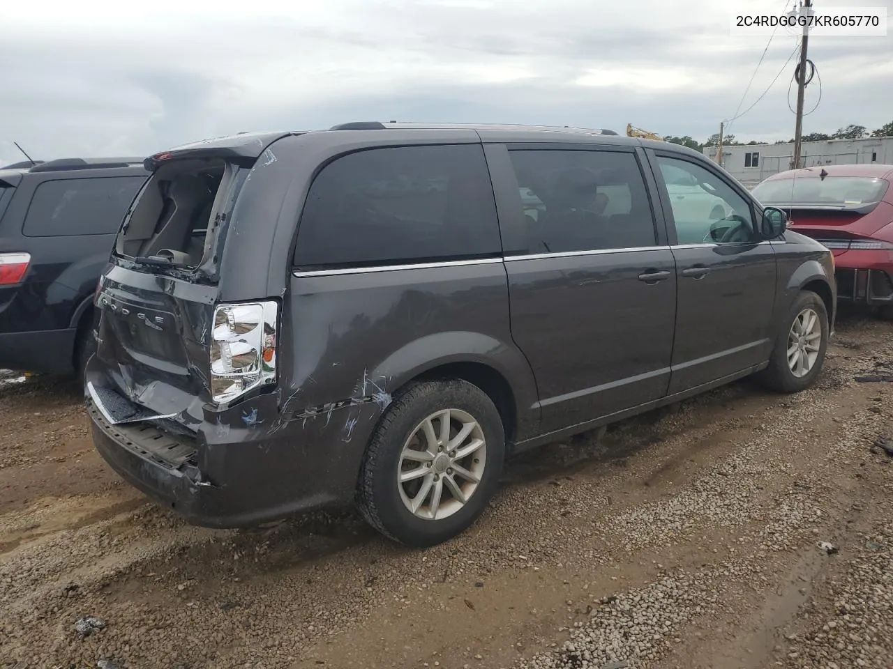 2019 Dodge Grand Caravan Sxt VIN: 2C4RDGCG7KR605770 Lot: 69218524