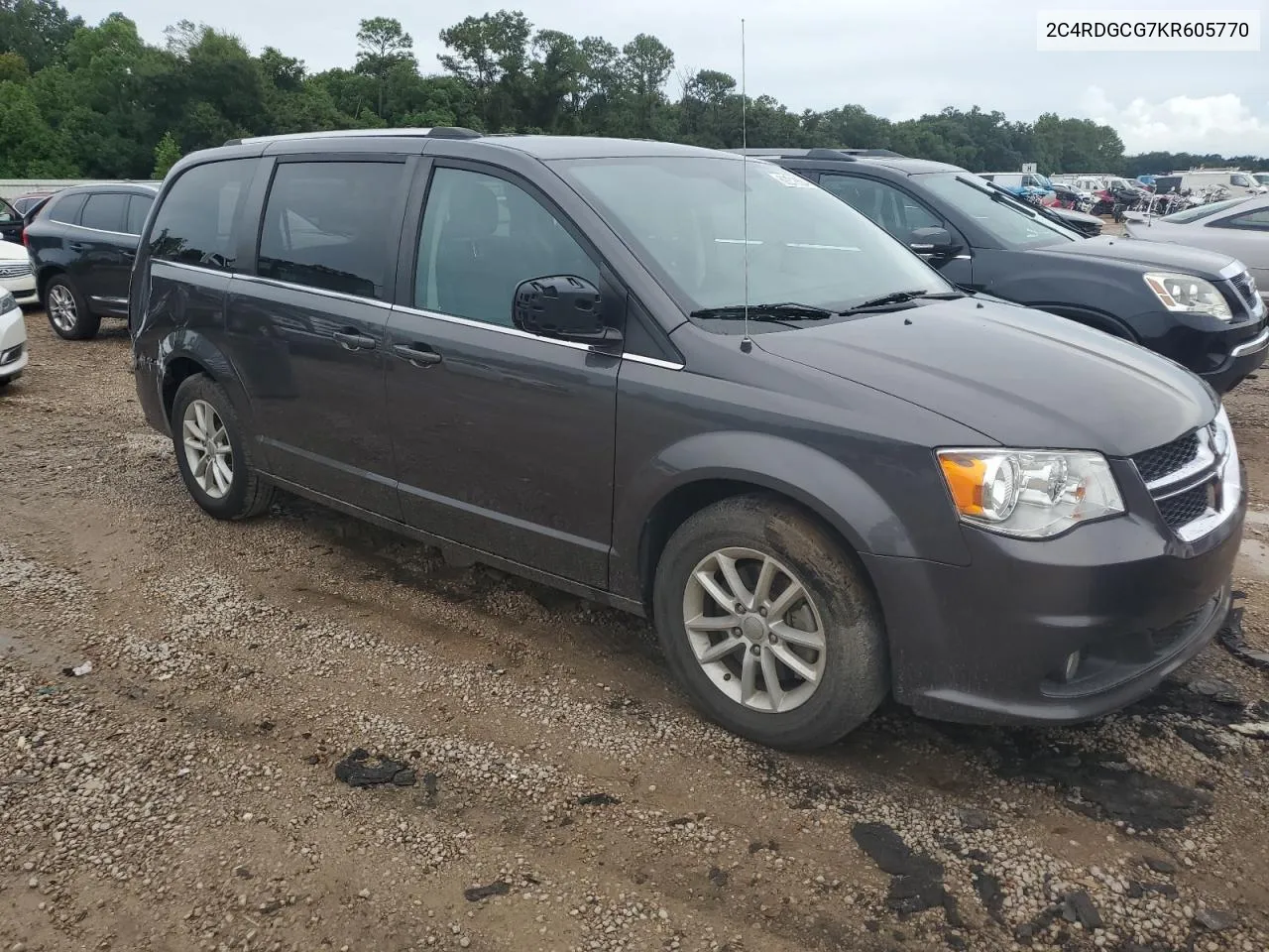 2019 Dodge Grand Caravan Sxt VIN: 2C4RDGCG7KR605770 Lot: 69218524