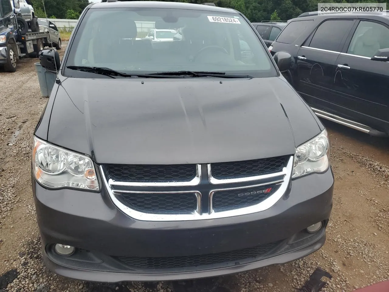 2019 Dodge Grand Caravan Sxt VIN: 2C4RDGCG7KR605770 Lot: 69218524