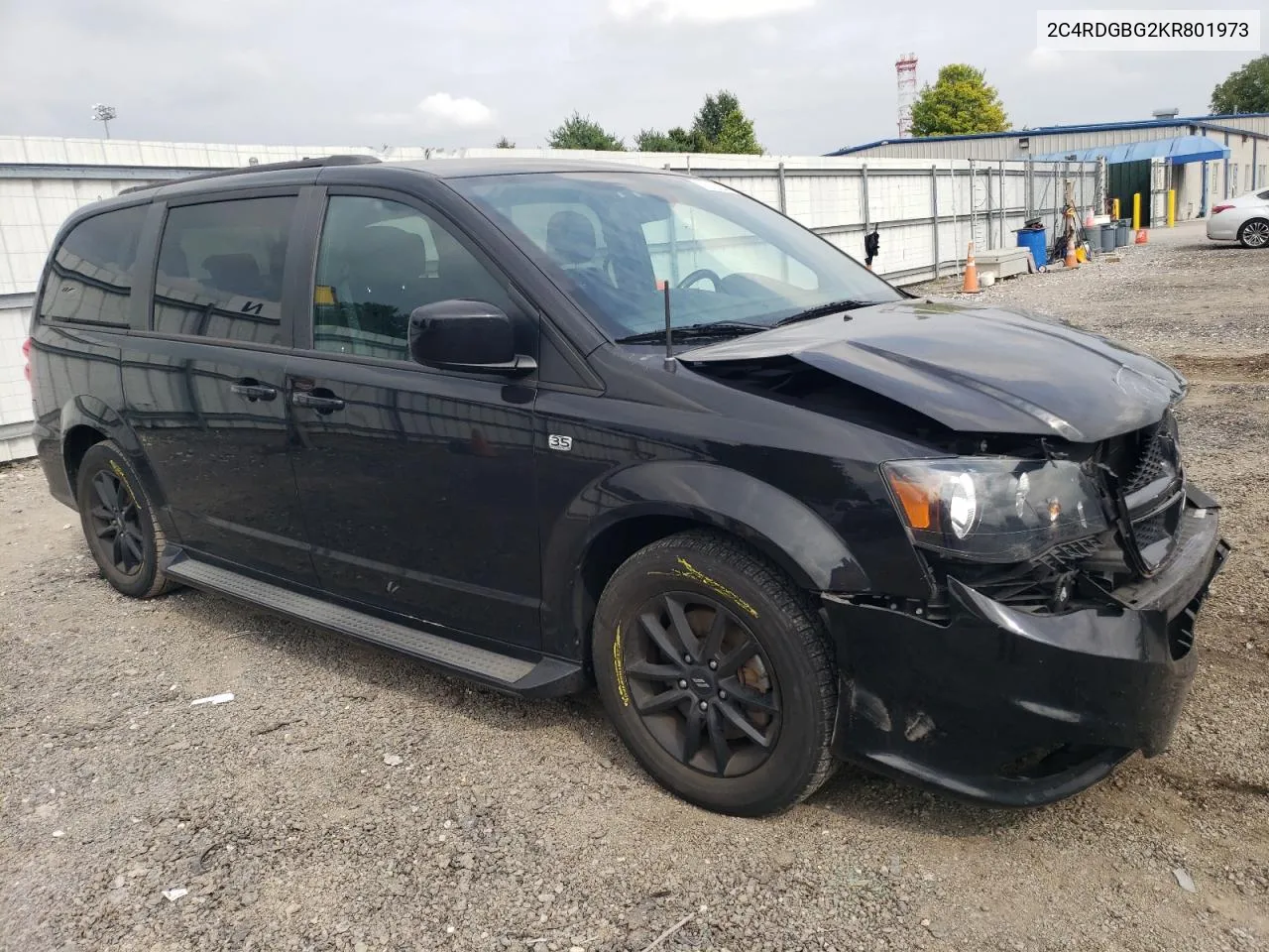 2019 Dodge Grand Caravan Se VIN: 2C4RDGBG2KR801973 Lot: 69336204