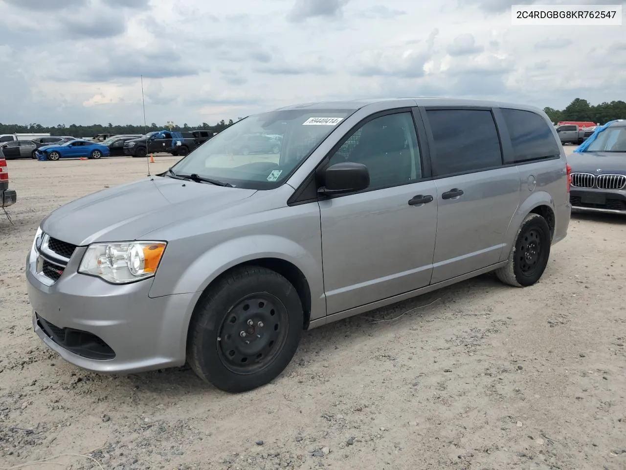 2019 Dodge Grand Caravan Se VIN: 2C4RDGBG8KR762547 Lot: 69440414