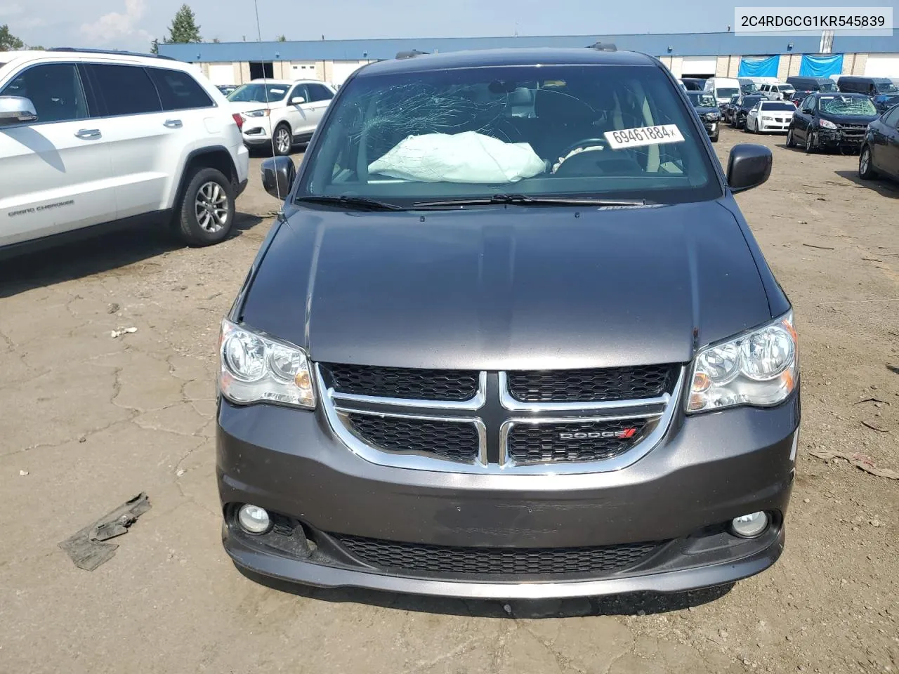 2019 Dodge Grand Caravan Sxt VIN: 2C4RDGCG1KR545839 Lot: 69461884