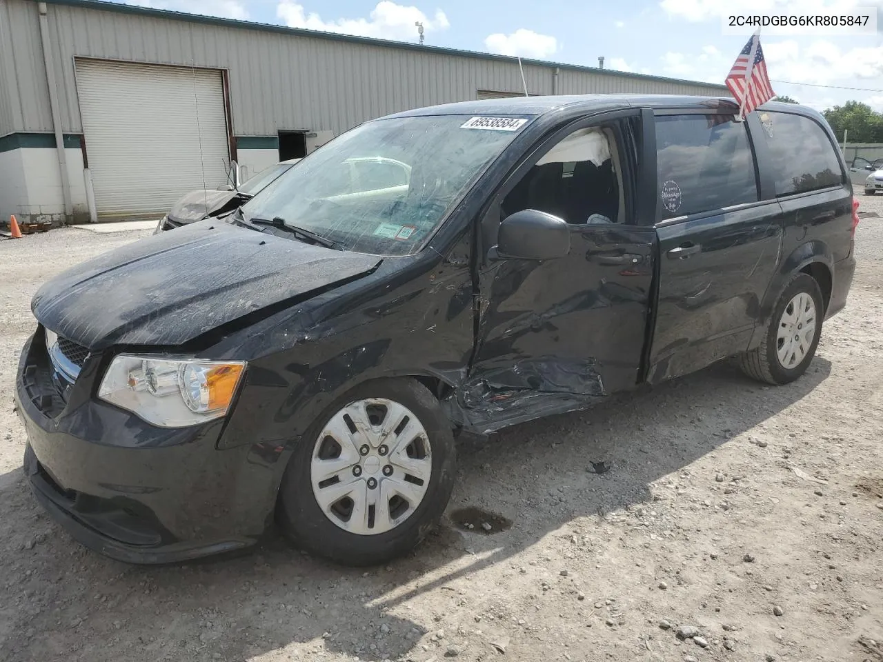 2C4RDGBG6KR805847 2019 Dodge Grand Caravan Se