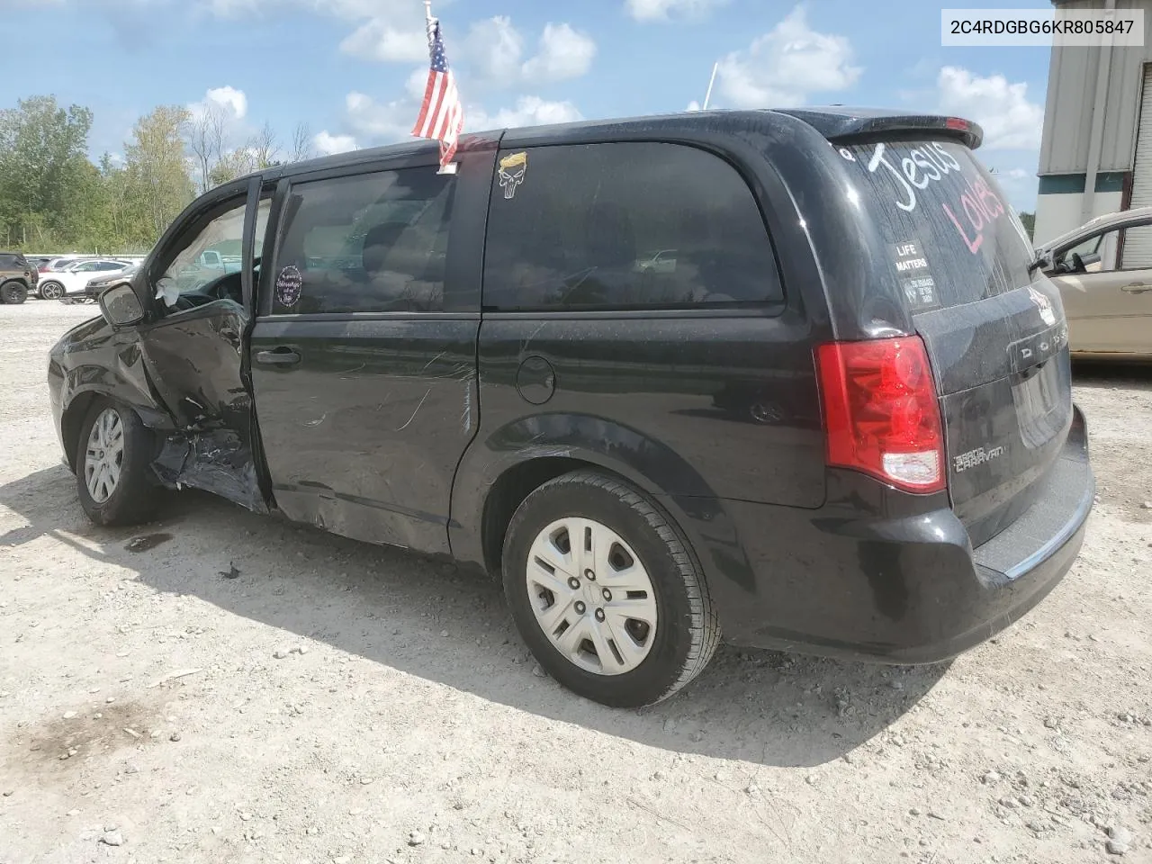 2019 Dodge Grand Caravan Se VIN: 2C4RDGBG6KR805847 Lot: 69538584