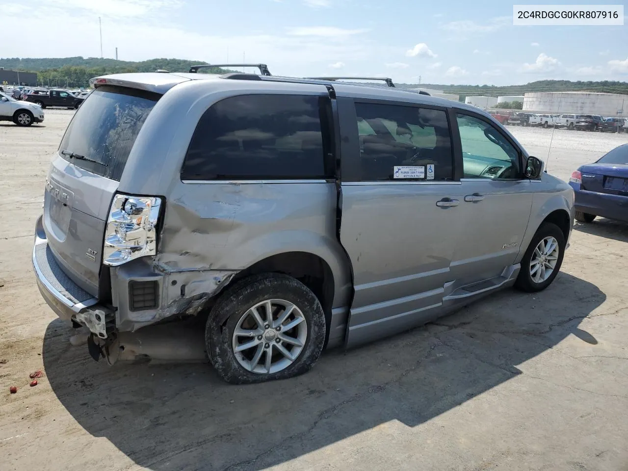 2019 Dodge Grand Caravan Sxt VIN: 2C4RDGCG0KR807916 Lot: 69684724