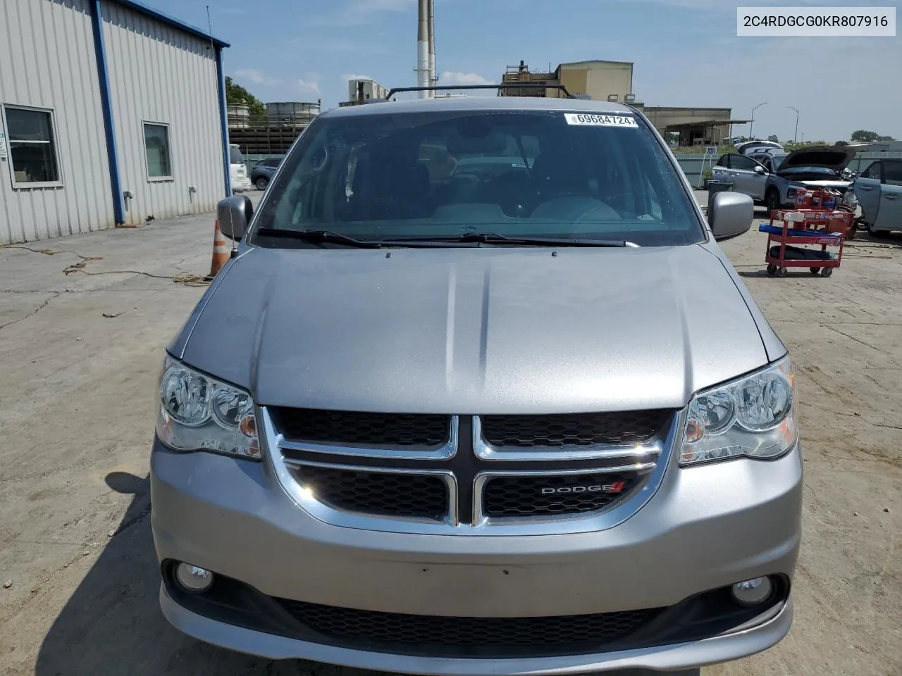 2019 Dodge Grand Caravan Sxt VIN: 2C4RDGCG0KR807916 Lot: 69684724