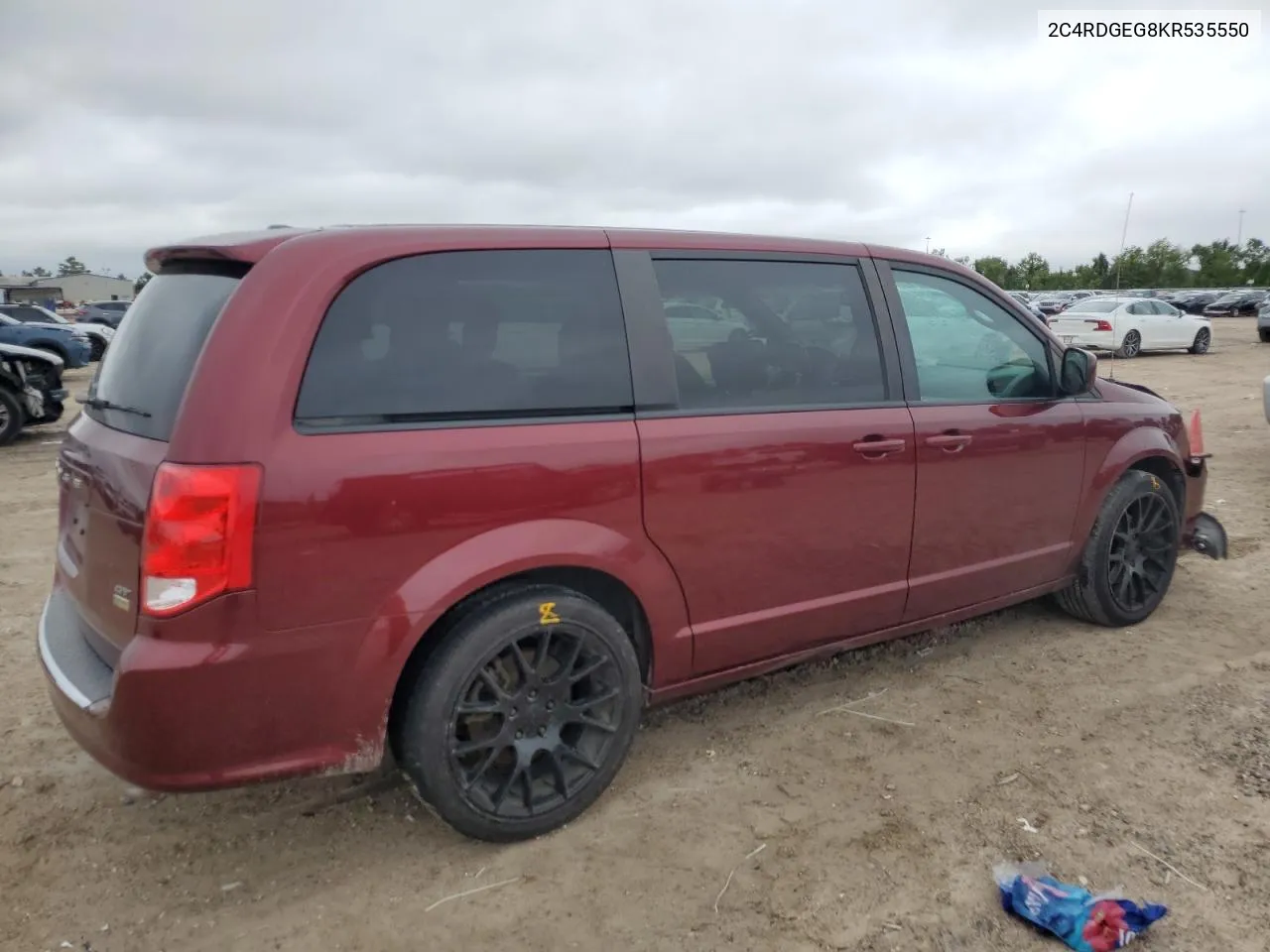 2019 Dodge Grand Caravan Gt VIN: 2C4RDGEG8KR535550 Lot: 69690054