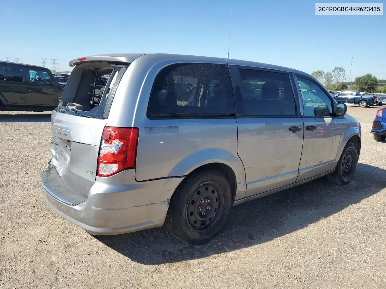 2019 Dodge Grand Caravan Se VIN: 2C4RDGBG4KR623435 Lot: 69856184