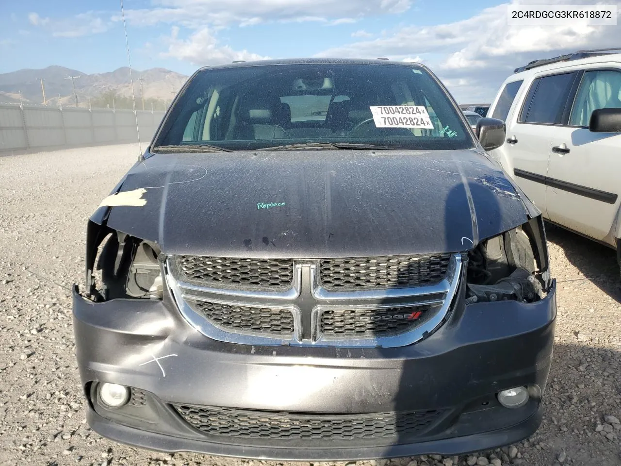 2C4RDGCG3KR618872 2019 Dodge Grand Caravan Sxt