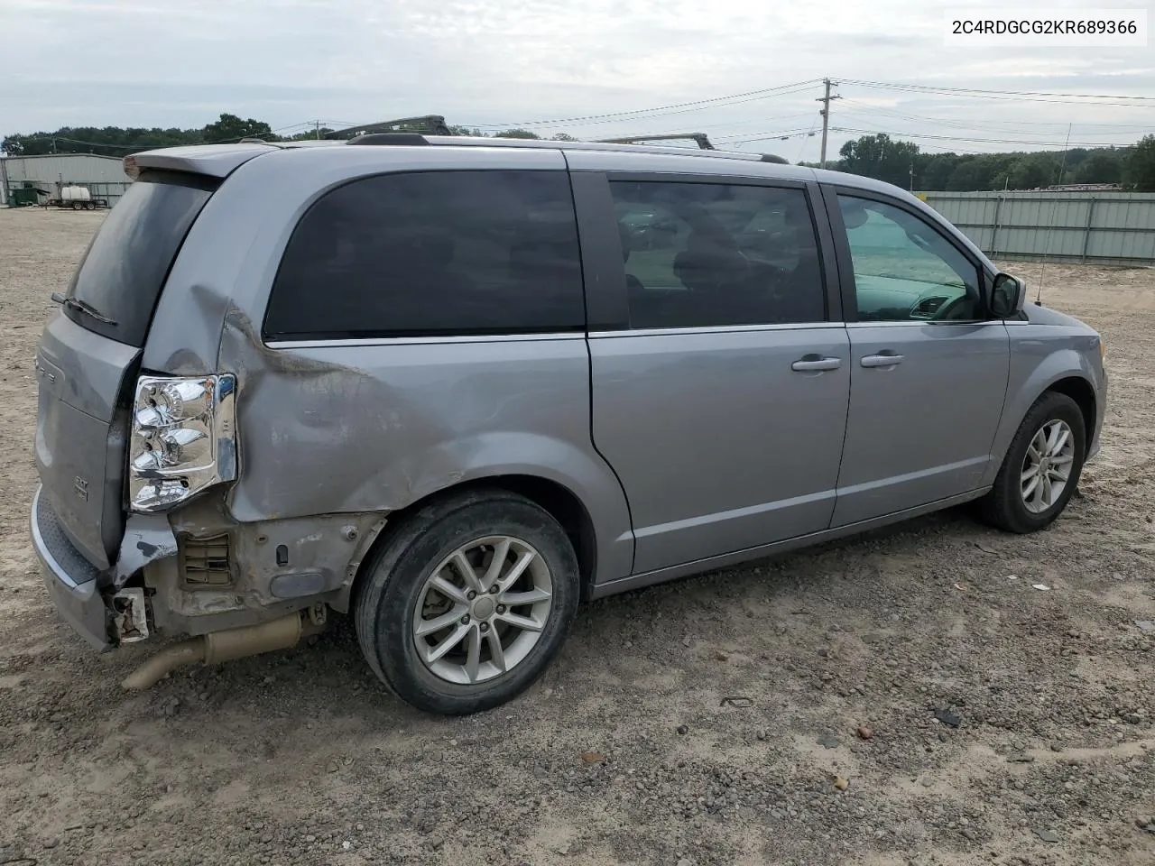 2019 Dodge Grand Caravan Sxt VIN: 2C4RDGCG2KR689366 Lot: 70182924