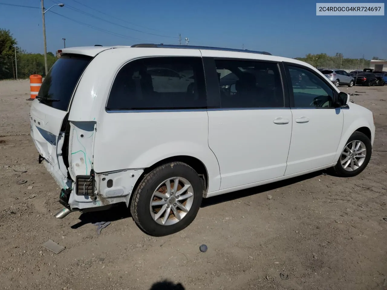 2C4RDGCG4KR724697 2019 Dodge Grand Caravan Sxt