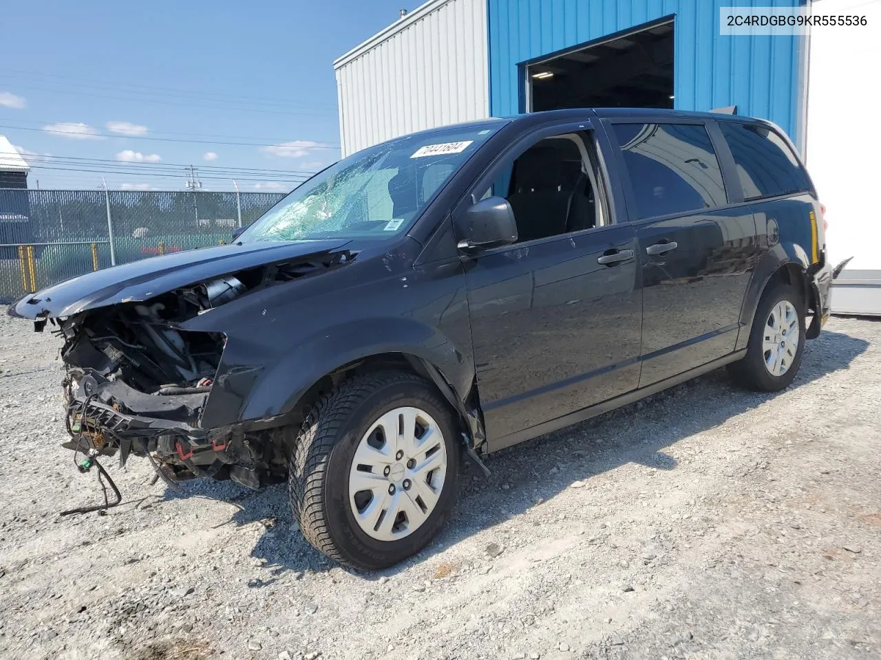 2019 Dodge Grand Caravan Se VIN: 2C4RDGBG9KR555536 Lot: 70441604