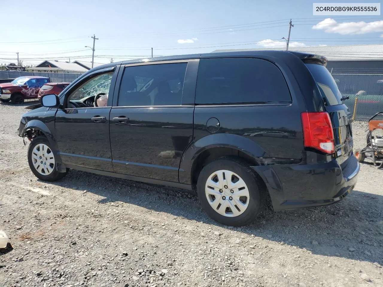 2019 Dodge Grand Caravan Se VIN: 2C4RDGBG9KR555536 Lot: 70441604